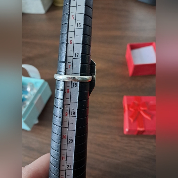 Abalone Shell Gemstone Ring size 7.5 - Picture 11 of 11